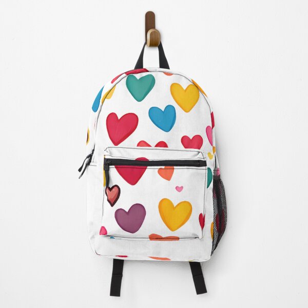 Item preview, Rainbow Heart Explosion Saint Valentine's Day - Cute Colorful Love Scatter Art Print designed and sold by DesignArtist.ia.