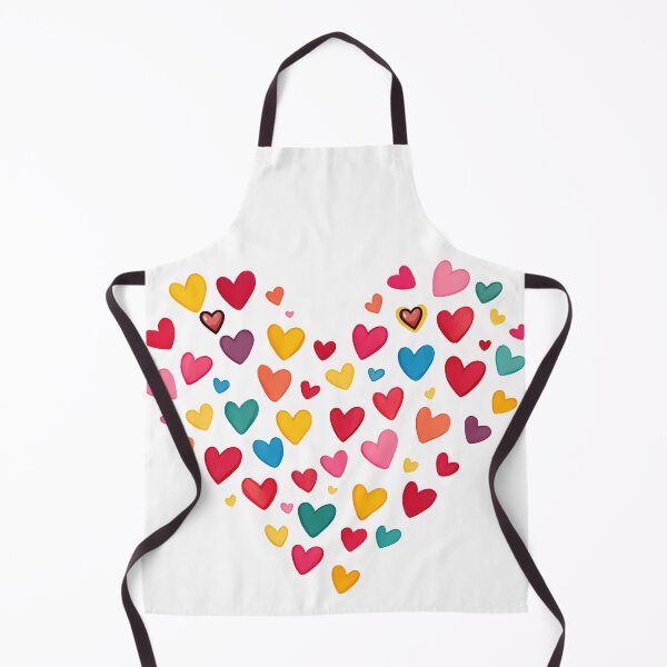 Item preview, Rainbow Heart Explosion Saint Valentine's Day - Cute Colorful Love Scatter Art Print designed and sold by DesignArtist.ia.