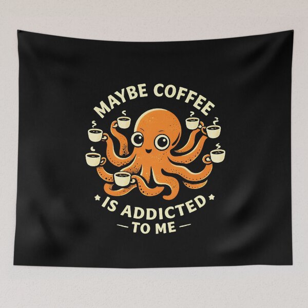 Item preview, Maybe Coffee Is Addicted To Me designed and sold by JODYSMORGAN.