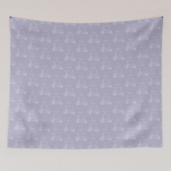 Item preview, Tonal Golf Carts & Clubs on Pastel Purple designed and sold by KSimpson838.