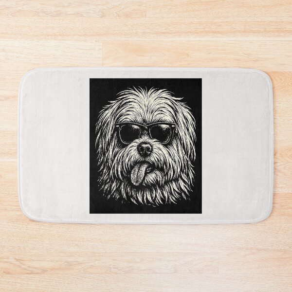 Item preview,  Maltese Sticking Tongue Out In Playful attitude Animal Meme designed and sold by erozzz.
