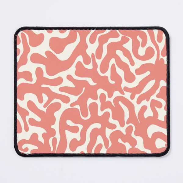 Item preview, Coral Pink White Organic Camouflage Pattern designed and sold by artievarudzite.