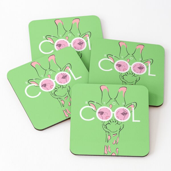 Item preview, Beyond Cool - Giraffe with sunglasses Cartoon designed and sold by MMPrintsDesign.