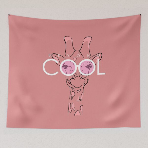 Item preview, Beyond Cool - Giraffe with sunglasses Cartoon designed and sold by MMPrintsDesign.