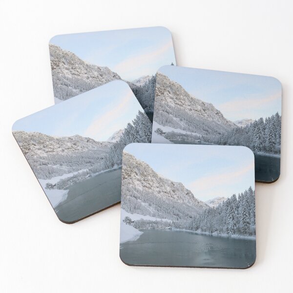 Item preview, Majestic Winter Panorama of Lake Steg designed and sold by AKI | Art Kode of Imagination.