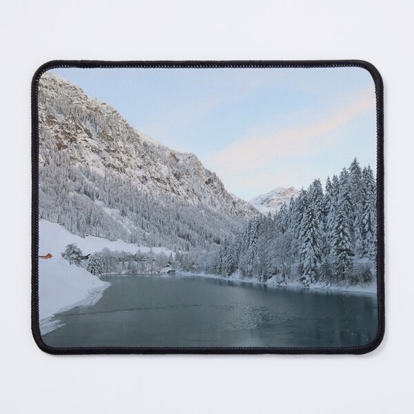 Item preview, Majestic Winter Panorama of Lake Steg designed and sold by AKI | Art Kode of Imagination.