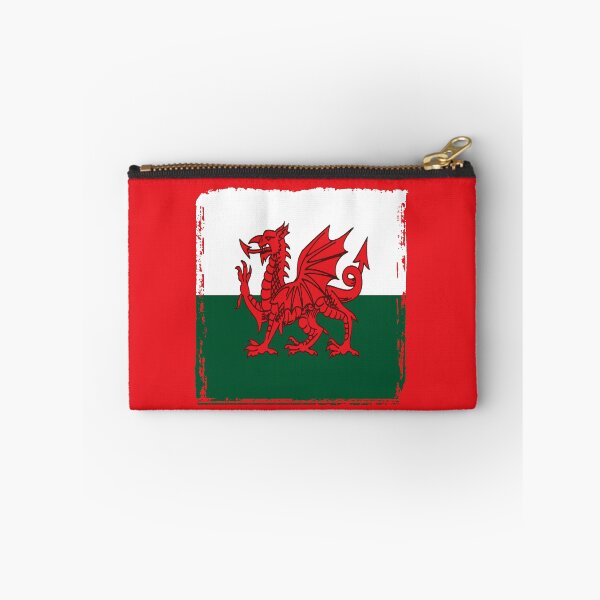 Item preview, Y Ddraig Goch The Red Dragon Grunge Welsh Flag designed and sold by taiche.