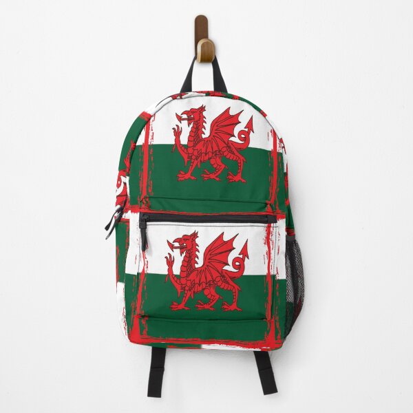 Item preview, Y Ddraig Goch The Red Dragon Grunge Welsh Flag designed and sold by taiche.
