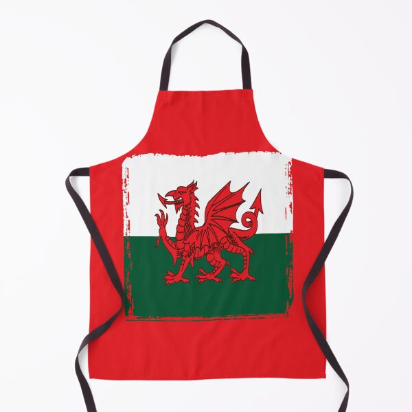 Item preview, Y Ddraig Goch The Red Dragon Grunge Welsh Flag designed and sold by taiche.