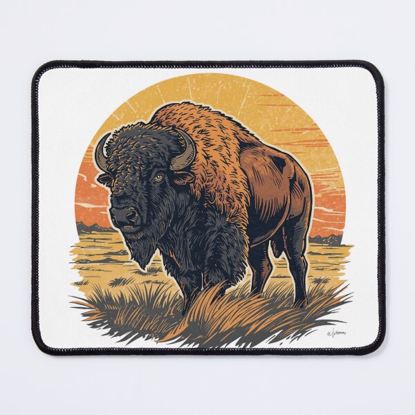 Item preview, Bison designed and sold by RisingWolfStudio.