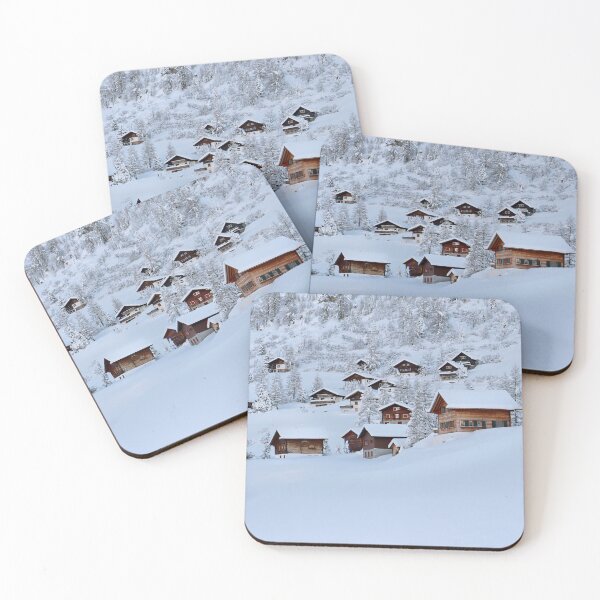 Item preview, Winter Serenity in Malbun, Liechtenstein Alps designed and sold by AKI | Art Kode of Imagination.