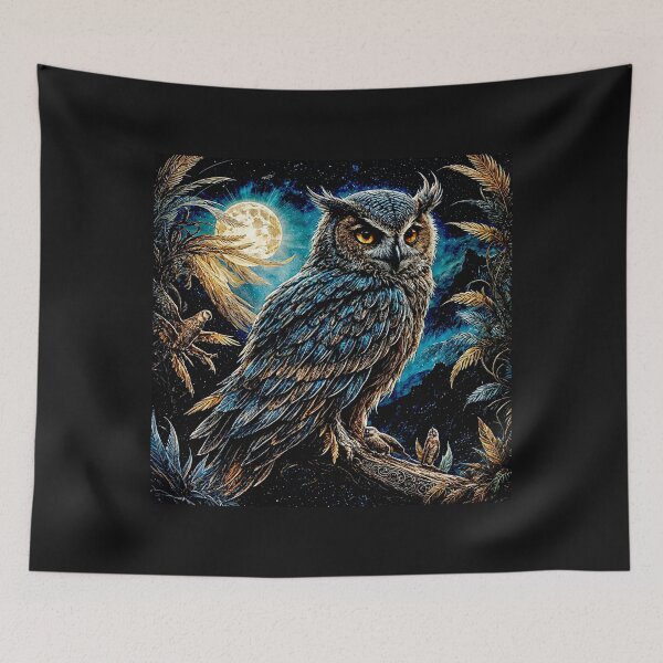 Item preview, Mystical Owl Under the Moonlight #6 designed and sold by Helios Be. Lavsh.