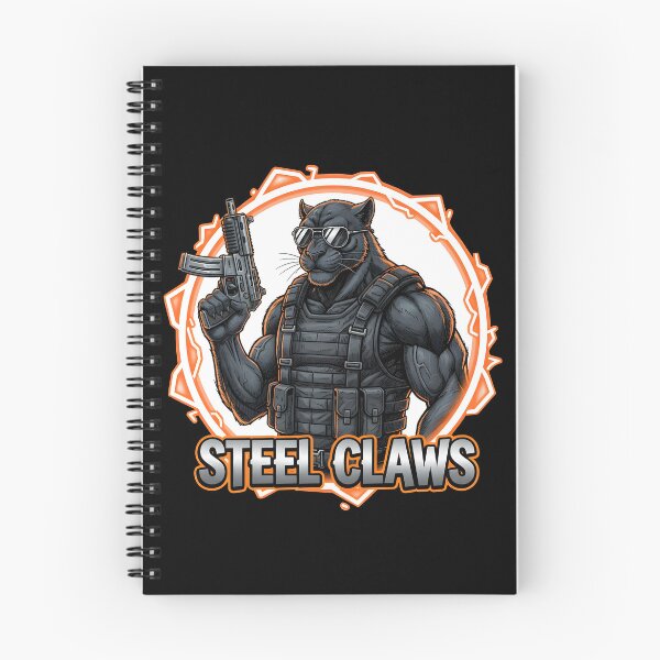 Item preview, Steel Claws Tactical Panther Mercenary Soldier Special Ops Graphic designed and sold by DrawHandArt.