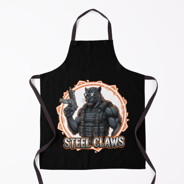 Item preview, Steel Claws Tactical Panther Mercenary Soldier Special Ops Graphic designed and sold by DrawHandArt.