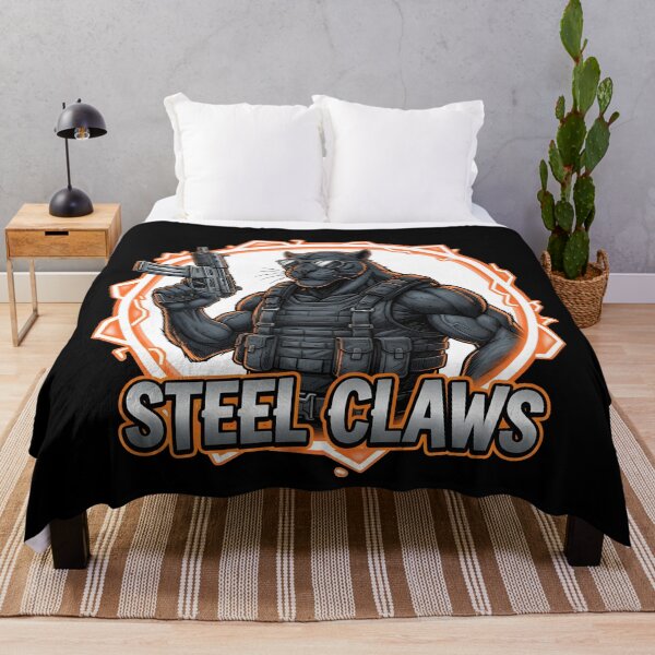 Item preview, Steel Claws Tactical Panther Mercenary Soldier Special Ops Graphic designed and sold by DrawHandArt.