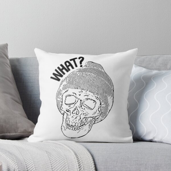 Item preview, Decoy Skeleton, What? (black design) designed and sold by Pencil on Paper CA.
