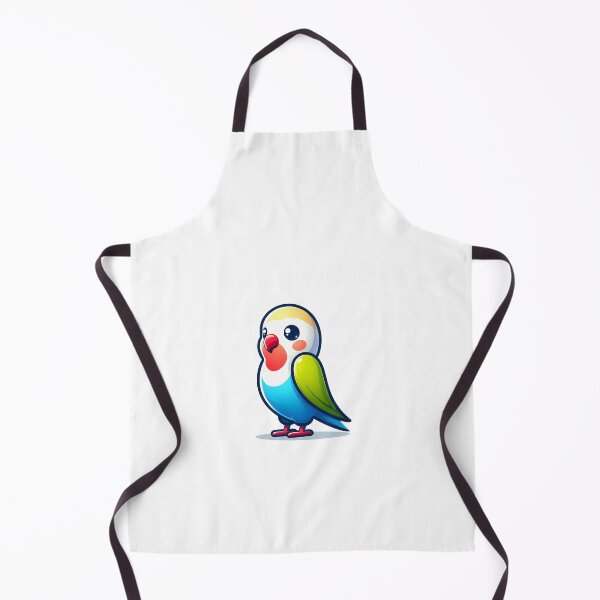 Item preview, Cute cartoon bird with blue and green feathers, big eyes, and a cheerful expression. designed and sold by cave-canvas.