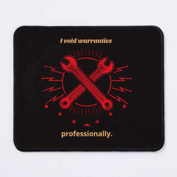 Item preview, i void warranties professionally designed and sold by Paragongifts.