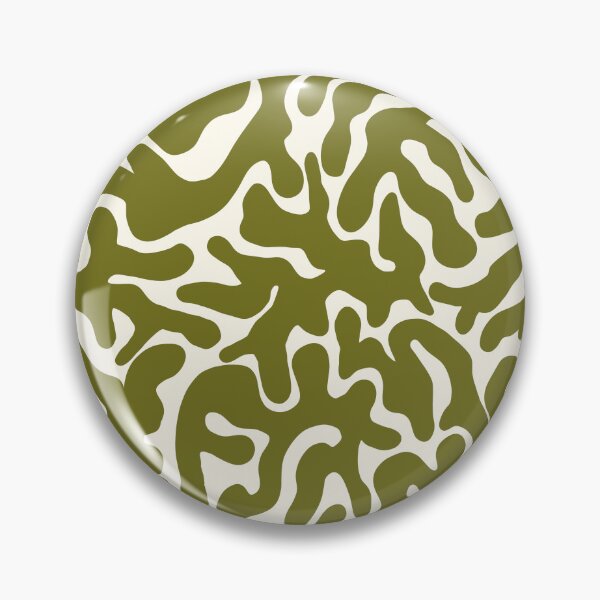 Item preview, Olive Green White Organic Camouflage Pattern designed and sold by artievarudzite.