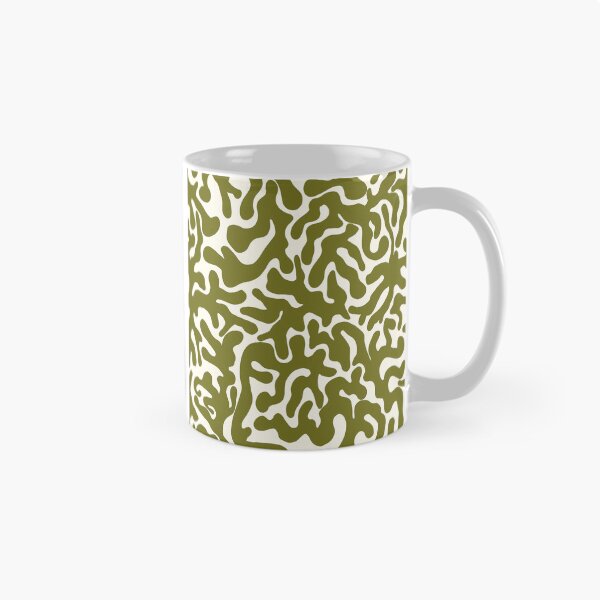 Item preview, Olive Green White Organic Camouflage Pattern designed and sold by artievarudzite.