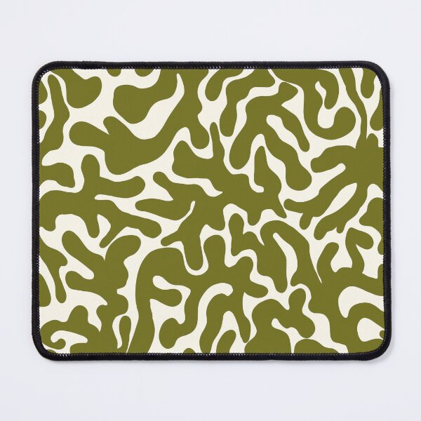 Item preview, Olive Green White Organic Camouflage Pattern designed and sold by artievarudzite.