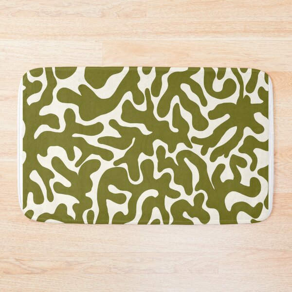 Item preview, Olive Green White Organic Camouflage Pattern designed and sold by artievarudzite.