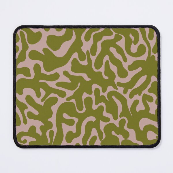 Item preview, Olive Green Pink Organic Camouflage Pattern designed and sold by artievarudzite.