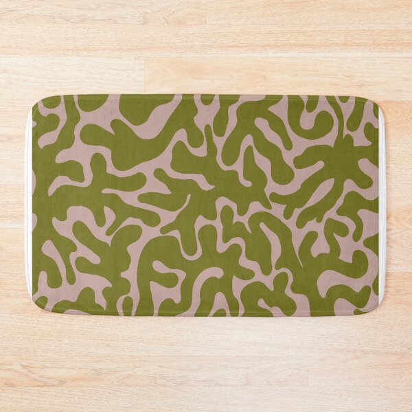 Item preview, Olive Green Pink Organic Camouflage Pattern designed and sold by artievarudzite.