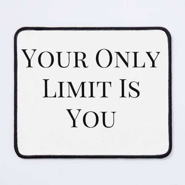 Item preview, Your Only Limit Is You Motivation Shirt | Fitness Gym Quote Tee designed and sold by FitAuraStudio.