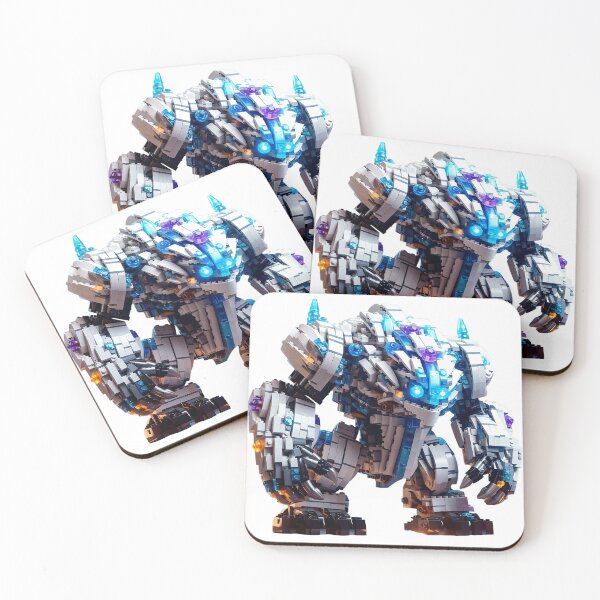Item preview, Futuristic Neon Mech Robot designed and sold by Flex Brix.
