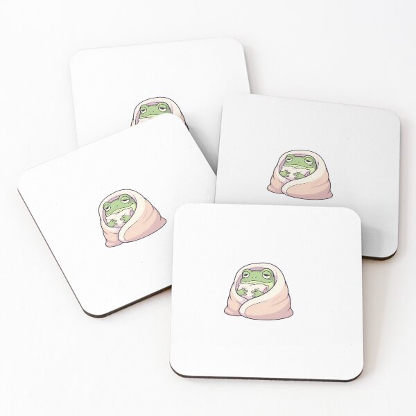 Item preview, frog doing everyday things: sleeping inside blanket designed and sold by BorenStore.