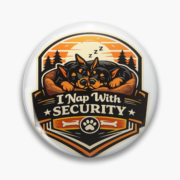 Item preview, I Nap With Security Funny Doberman Gift designed and sold by WildVista.