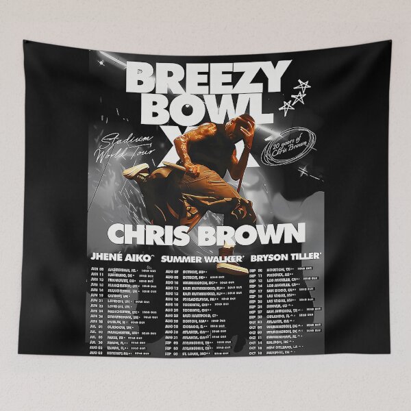 Item preview, C. Brown Breezy Bowl Xx CB Tour 2026 AYM designed and sold by carmelwaelchi.
