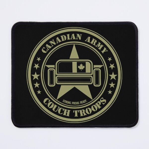 Item preview, Couch Troops Canadian Army (Green) designed and sold by helenacooper.