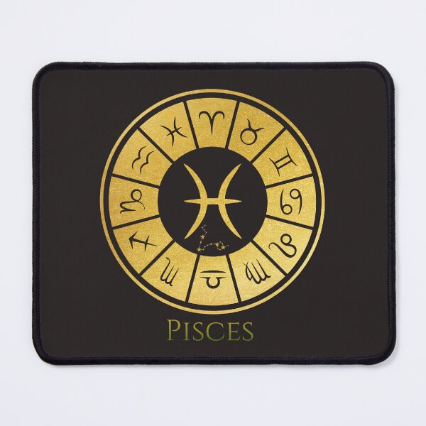 Item preview, Pisces Zodiac Sign - Gold Minimalist Astrology Symbol designed and sold by VelaStudioCo.