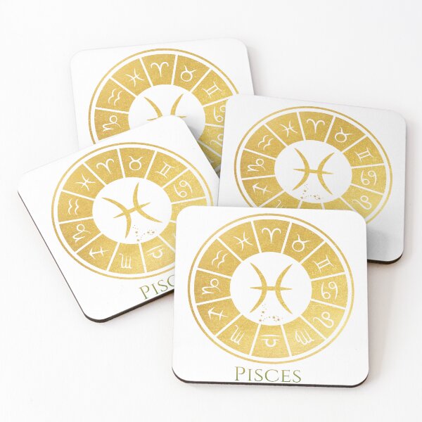Item preview, Pisces Zodiac Sign - Gold Minimalist Astrology Symbol designed and sold by VelaStudioCo.