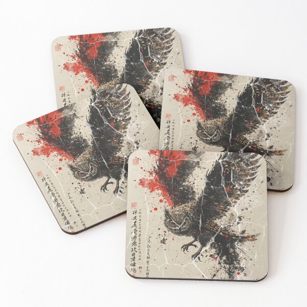 Item preview, art brush owl designed and sold by aliraweb.