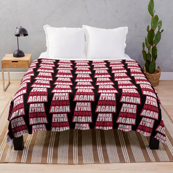 Item preview, Make Lying Wrong Again Political Slogan Logo designed and sold by shirt-o-mat.