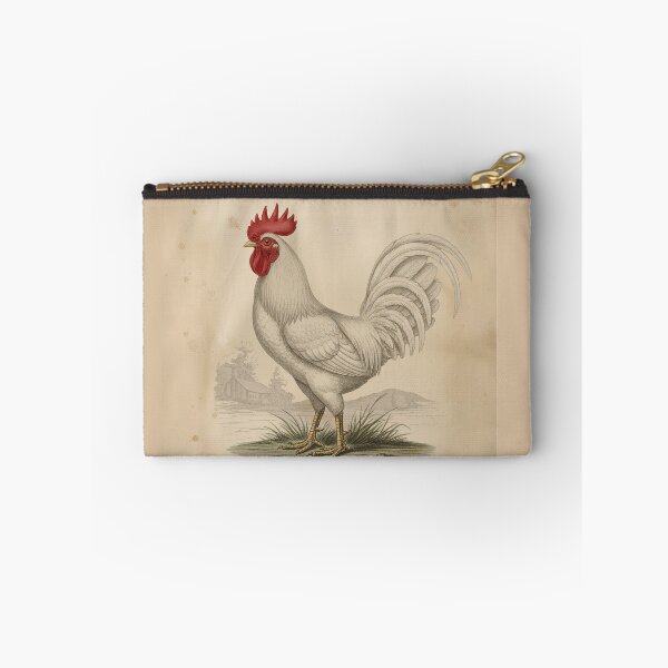 Item preview, Vintage White Rooster Art Print – White Leghorn Cock Illustration – Antique French Country Decor – Farmhouse Bird Poster – Coq Leghorn Blanc designed and sold by Jeeklsdotcom.
