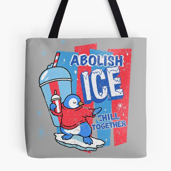 Item preview, Abolish The Ice Penguin Slush Drink Funny Summer Chill Mode designed and sold by GreggRoss.