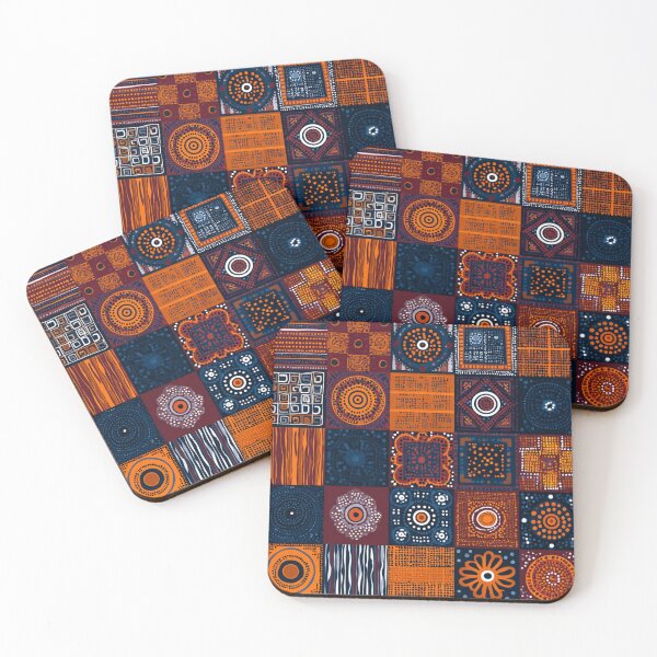 Item preview, Aboriginal Inspired Art - Tribal Tile designed and sold by GrinGalore.