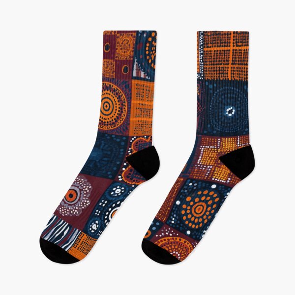 Item preview, Aboriginal Inspired Art - Tribal Tile designed and sold by GrinGalore.
