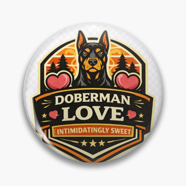 Item preview, Doberman Love Intimidatingly Sweet Doberman Gift designed and sold by WildVista.
