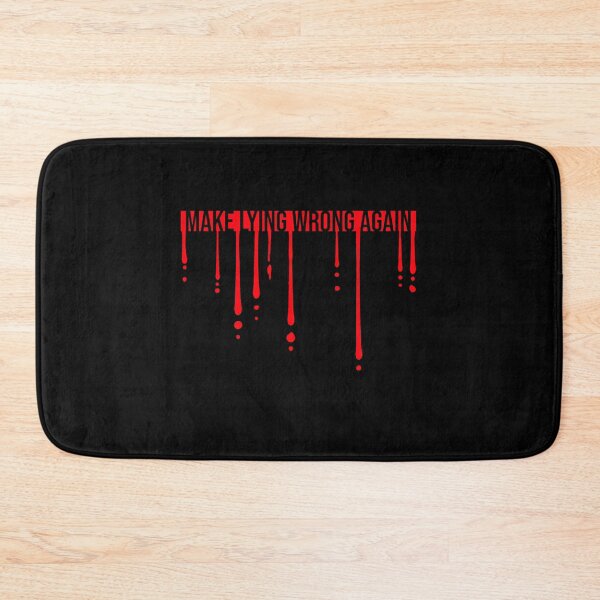 Item preview, Make Lying Wrong Again Political Slogan Logo designed and sold by shirt-o-mat.
