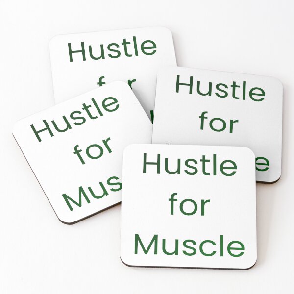 Item preview, Hustle for Muscle Gym Shirt | Funny Fitness Motivation T-Shirt designed and sold by FitAuraStudio.