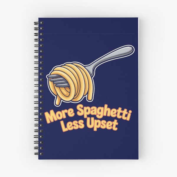 Artikelvorschau, Mehr Spaghetti, weniger Ärger – für Spaghetti-Fans auf einem T-Shirt, als Geschenk und als Aufkleber. entworfen und verkauft von JaroCreates.