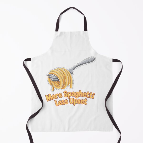 Item preview, More Spaghetti Less Upsetti for Spaghetti Fans on a T-shirt, gift and sticker. designed and sold by JaroCreates.