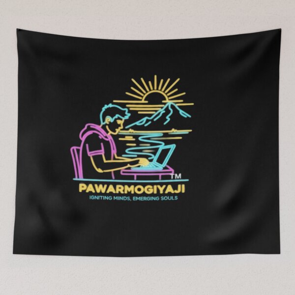 Item preview, PAWARMOGIYAJI Neon Freelancer Mountain Sunrise Aesthetic designed and sold by Pawar1999.