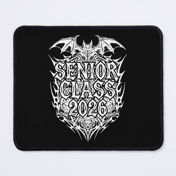 Item preview, Senior Class 2026 Gothic Cyber Sigilism Bat & Skulls designed and sold by smileempire.