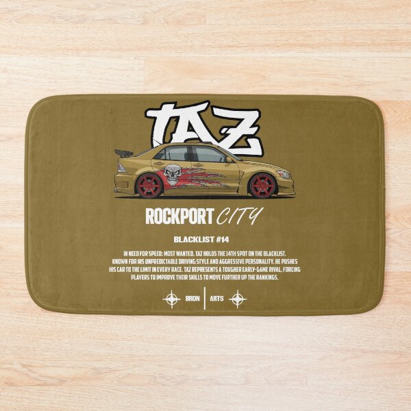 Item preview, Need For Speed Most Wanted Blacklist #14 Taz Lexus IS300 designed and sold by BronArtworks.